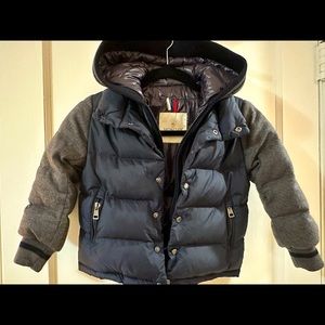 Moncler boys down winter jacket
